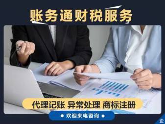 工商注冊 代理記賬財稅服務(wù)提供申辦一般納稅人、稅控代辦+票種核定等服務(wù)